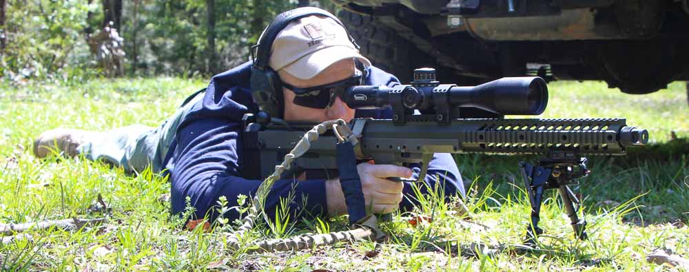 sighting in the rifle with Hornady Z-Max hunting ammunition