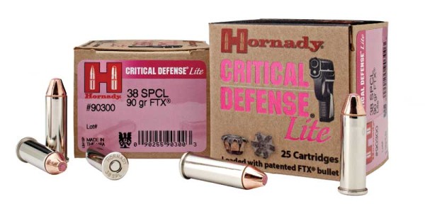 Hornady 38 Special Critical Defense Lite Ammo 