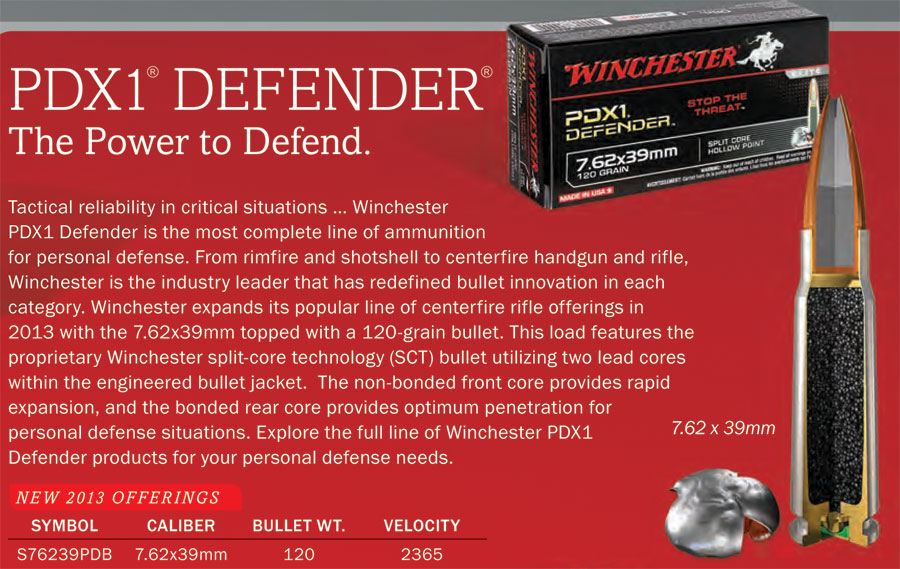Winchester 7.62x39 PDX1 Defender Ammunition