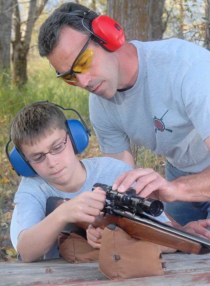 father son rifle