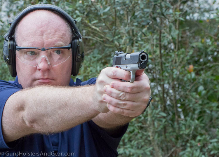 on the range with the STI 1911