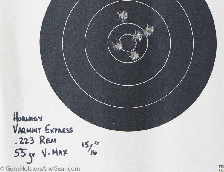 accuracy of Hornady ammo with Diamondback pistol