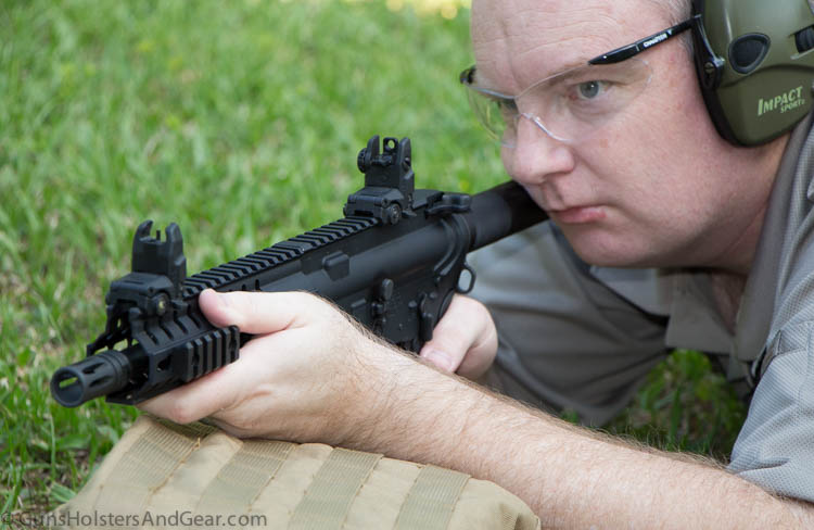 shooting the CMMG Mk4 PDW pistol