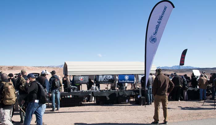 Smith & Wesson booth at Range Day