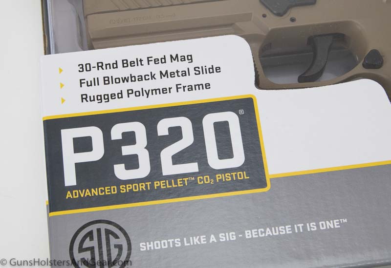 SIG P320 Air Pistol box