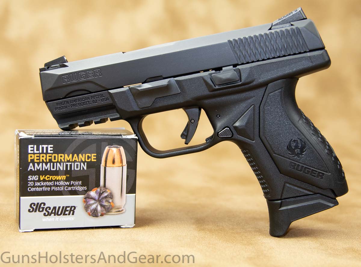 Ruger American Compact with 9mm ammunition