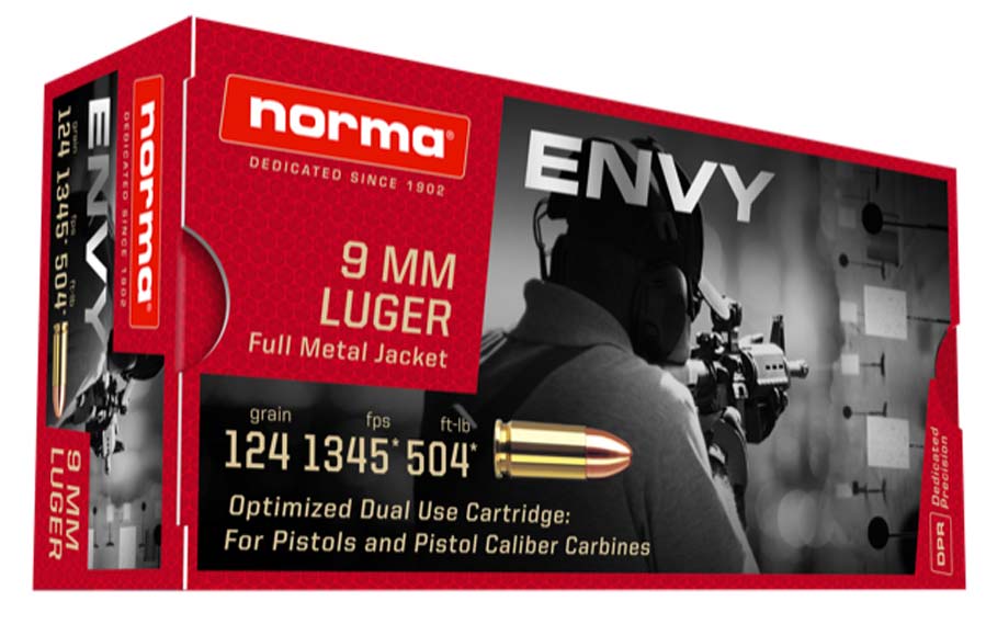 Norma Envy 9mm ammo for PCC