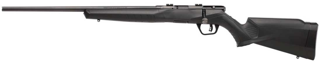 Savage Arms B17 F Left Handed rifle at the SHOT Show
