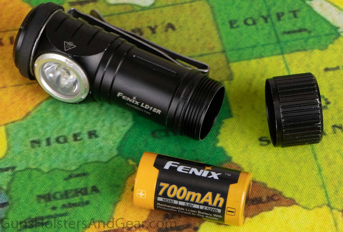 Fenix LD15R Flashlight with Micro USB Rechargeable 16340 Battery