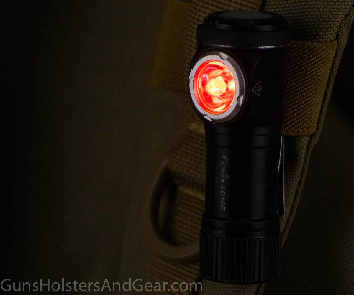 Fenix LD15R red flashlight