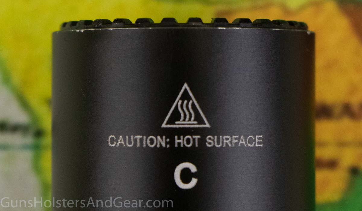 Heat Generation SureFire G2X Flashlight
