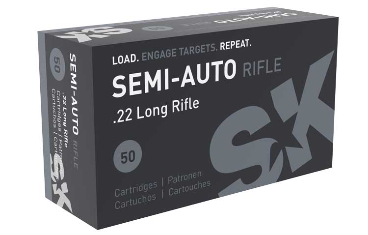 SK Rimfire Semi-Auto Rifle Ammunition