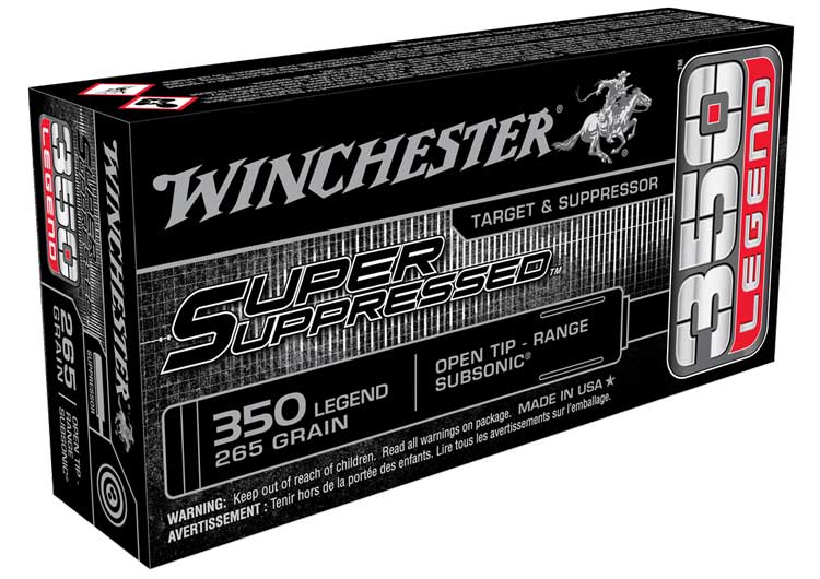 Winchester SuperSupressed 350 Legend Ammunition