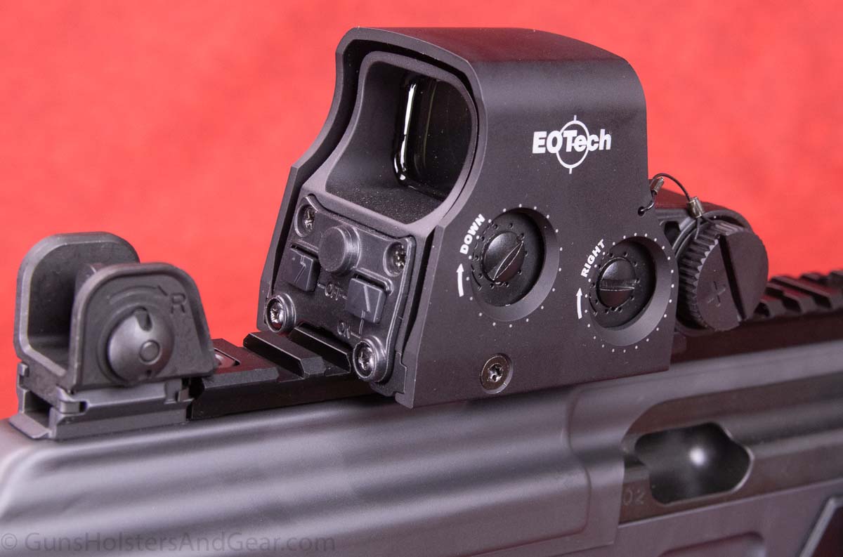 EO Tech XPS2 Holographic Sight on IWI Galil ACE