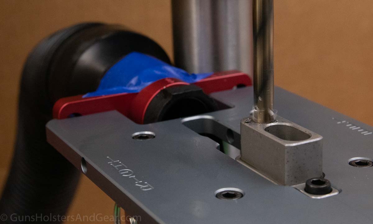 Drilling the Pilot Hole for Completing an AR lower