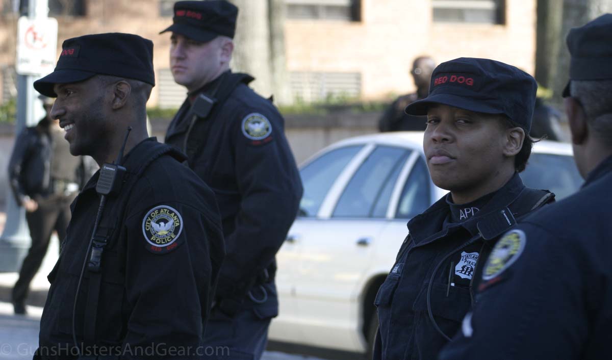 Atlanta Police Red Dog Deployed to Protest