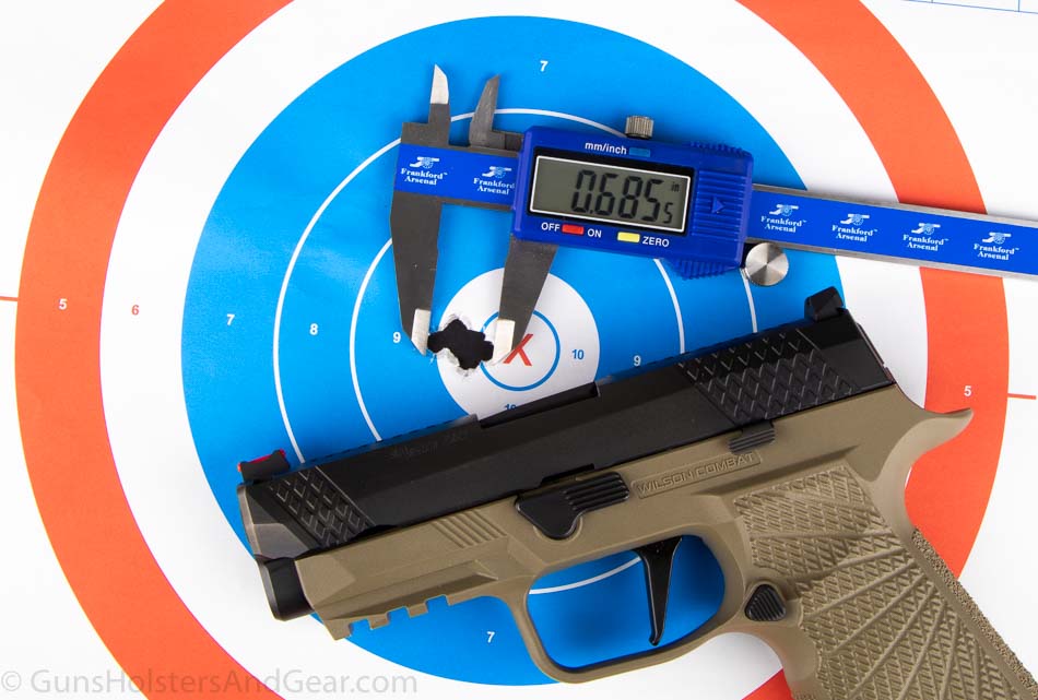 Accuracy Test of Wilson Combat WCP320 Carry with 135 grain Load