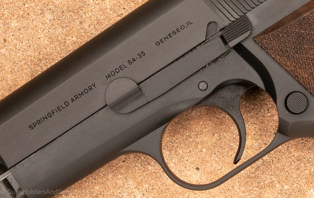 trigger pull on Springfield SA-35 pistol