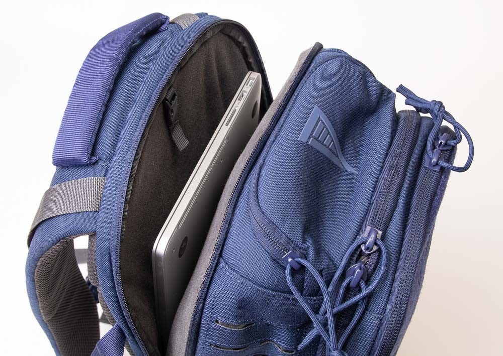 laptop compartment on the ESS Guardian EDC backpack