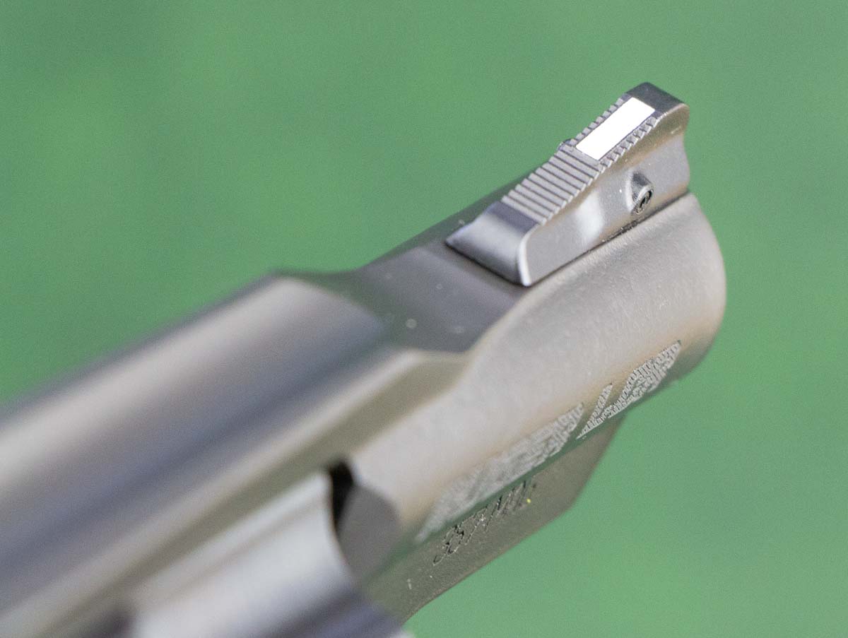 pinned front sight on the Ruger LCR 357