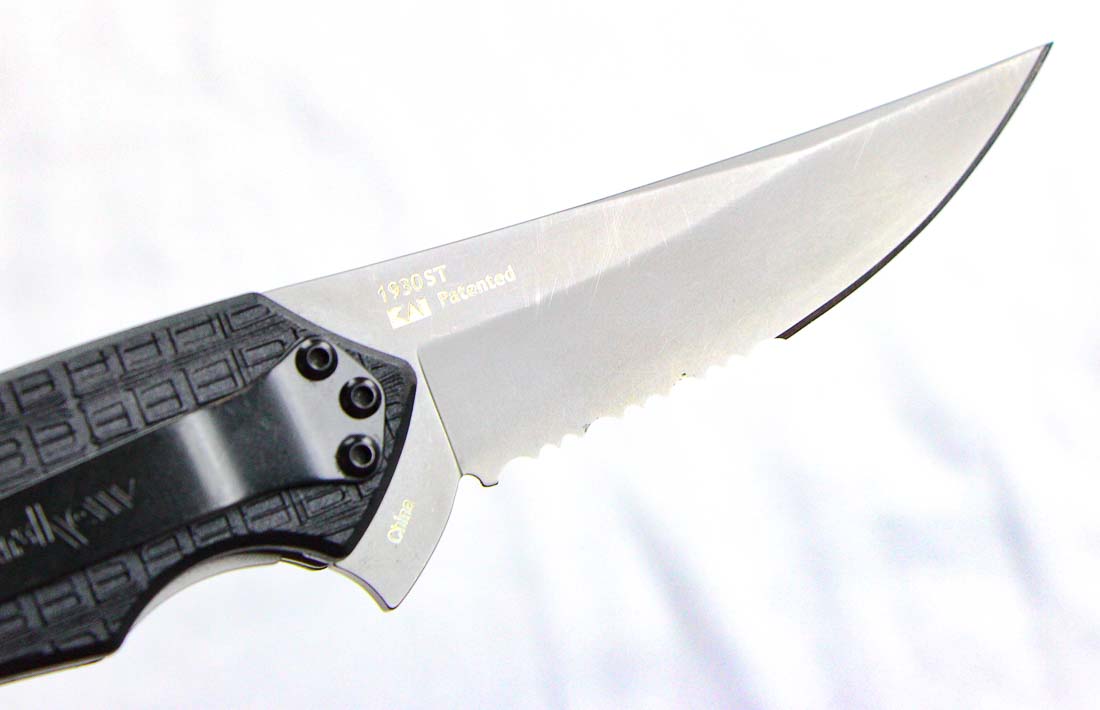 Kershaw Asset partially serrated blade