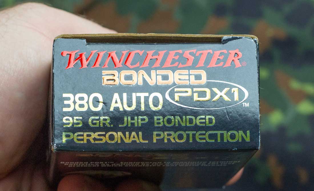 Winchester ammo tested in the Bodyguard 380