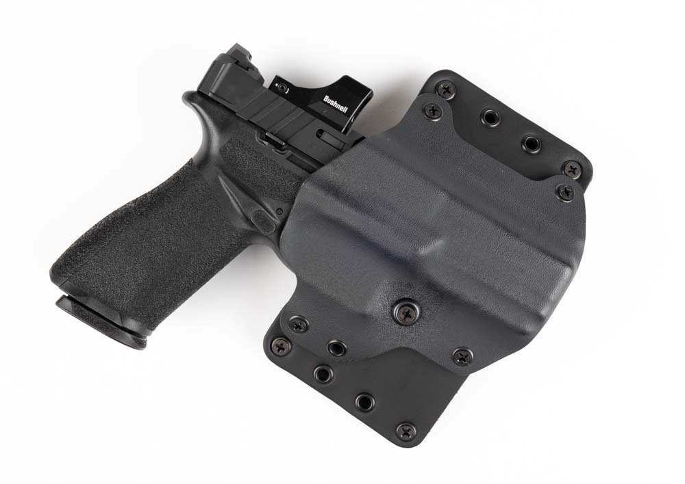 LockLeather™ IWB • Form Fitted Hybrid Gun Holster • Leather w/ Kydex  Advantage!! Inside Waist Conceal Carry